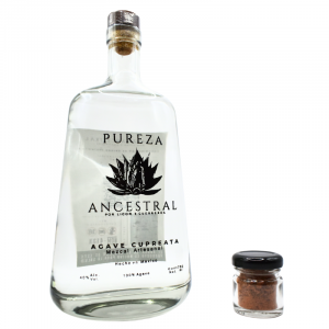 Mezcal Artesanal Pureza Ancestral con Sal de Gusano